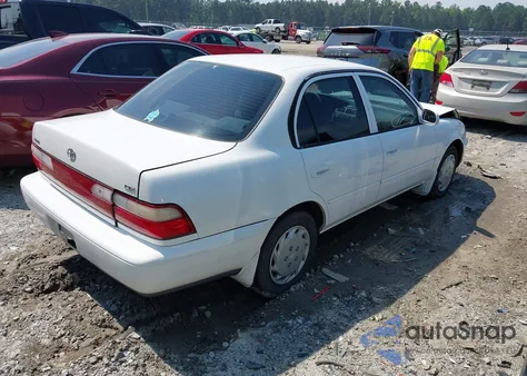 1996 Toyota Corolla Dx z USA, uszkodzony, nr VIN 2T1BB02E6TC159935